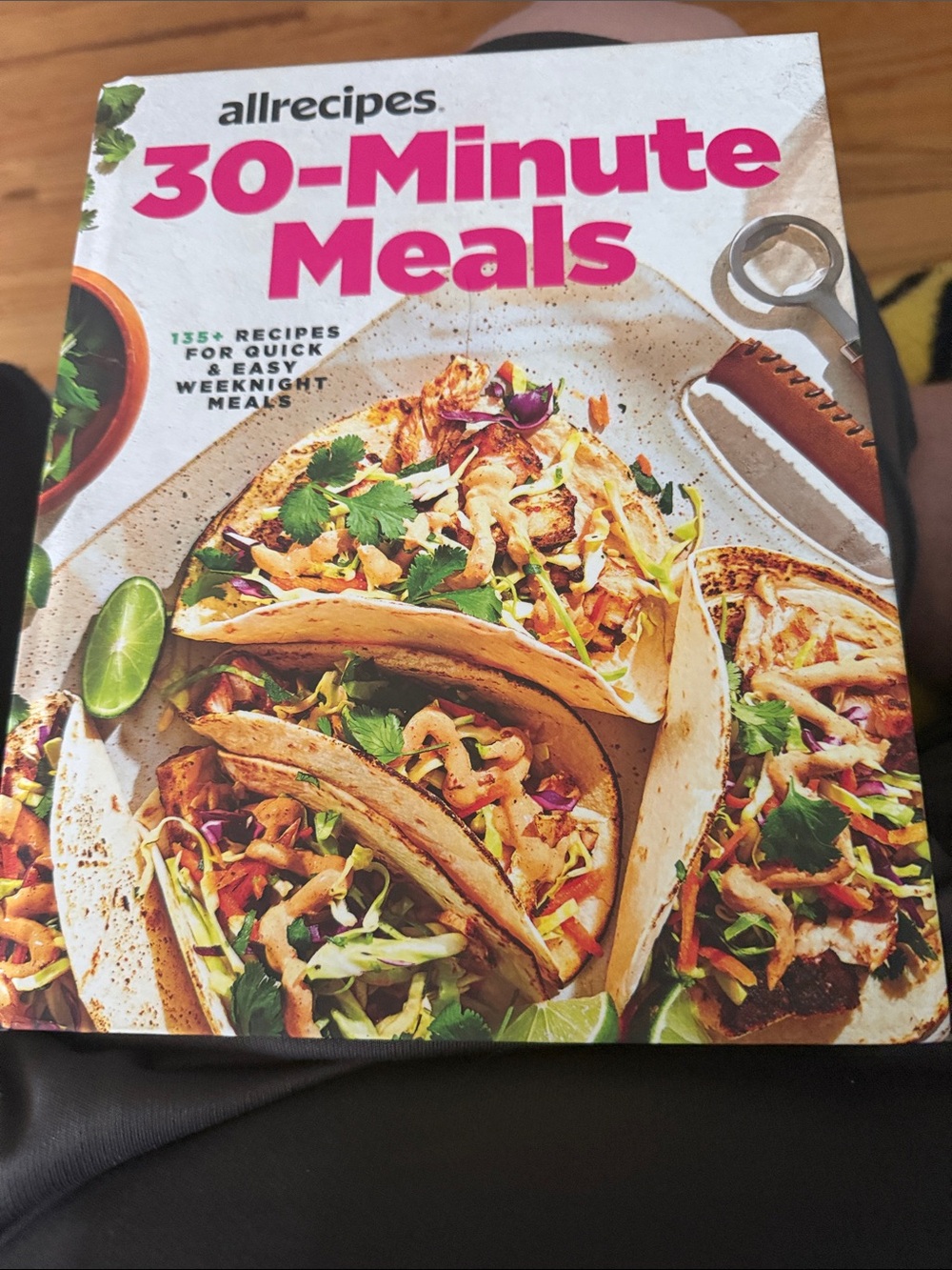 30-Minute Meals Cookbook - Pink Cover